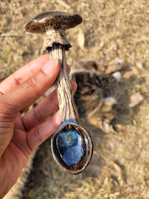 Oil Spot Mushroom Spoon