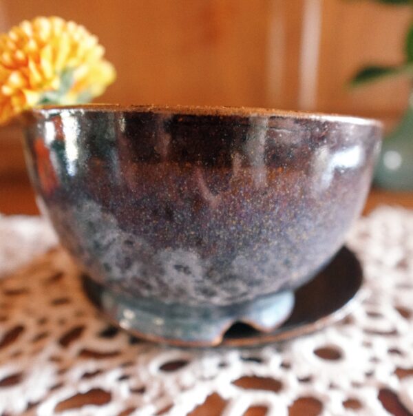 Azure Cascade Mini Planter Bowl