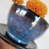 Azure Cascade Mini Planter Bowl