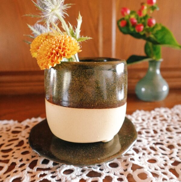 Half and Half Squareish Planter