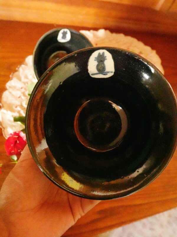 Midnight Cat Bowl Set